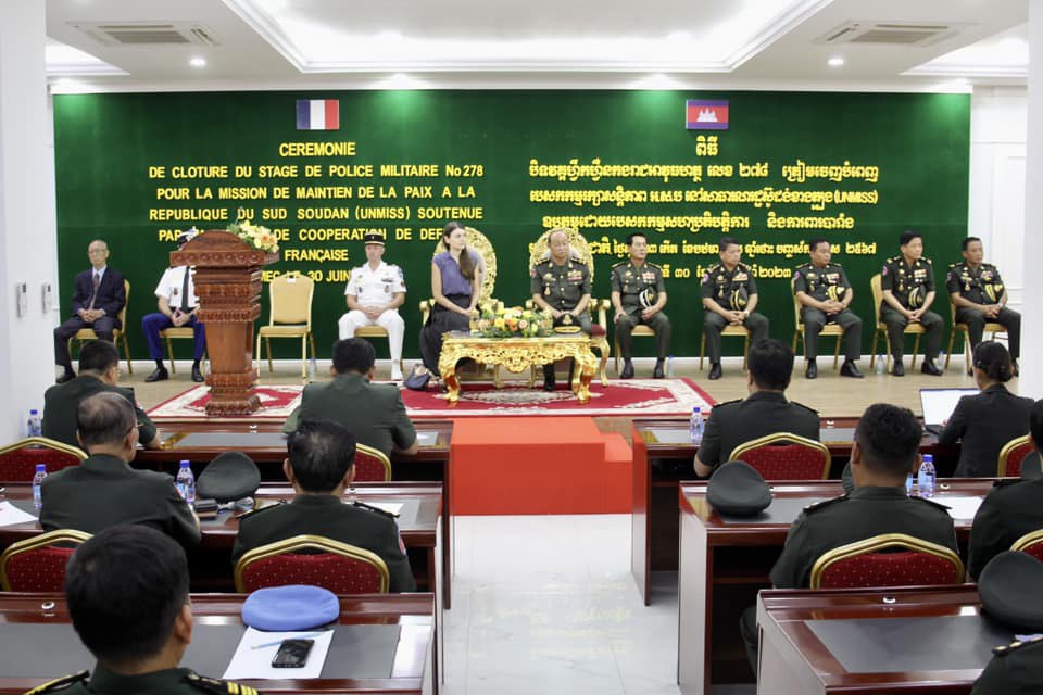 កងកម្លាំងមួកខៀវកម្ពុជាចំនួន៣៥នាក់ត្រៀមទៅបំពេញបេសកកម្មរក្សាសន្តិភាពនៅសាធារណរដ្ឋស៊ូដង់ខាងត្បូង