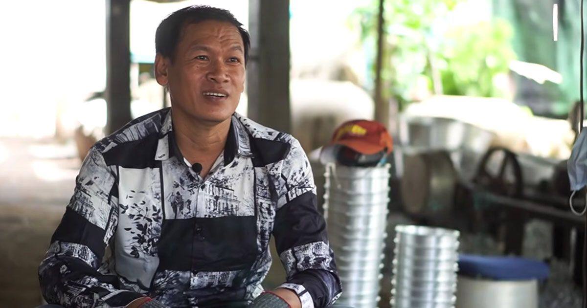 សិប្បករខ្មែរ កែច្នៃសំបក​កំប៉ុងផលិតជា​ឆ្នាំងអាលុយមីញ៉ូម​មានគុណភាពខ្ពស់