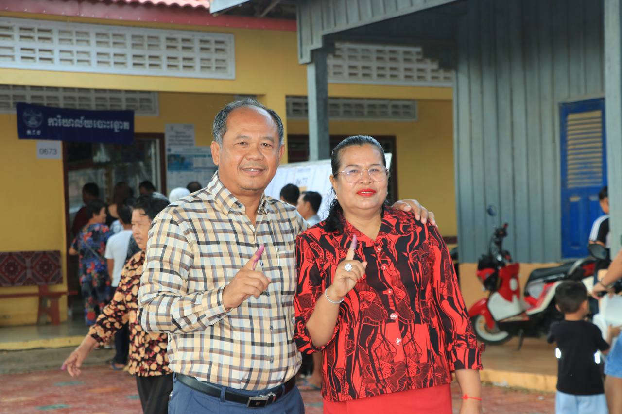 អាកាសធាតុល្អនៅពេលការិយាល័យបោះឆ្នោតនៅទូទាំងខេត្តបន្ទាយមានជ័យទទួលស្វាគមន៍អ្នកបោះឆ្នោត