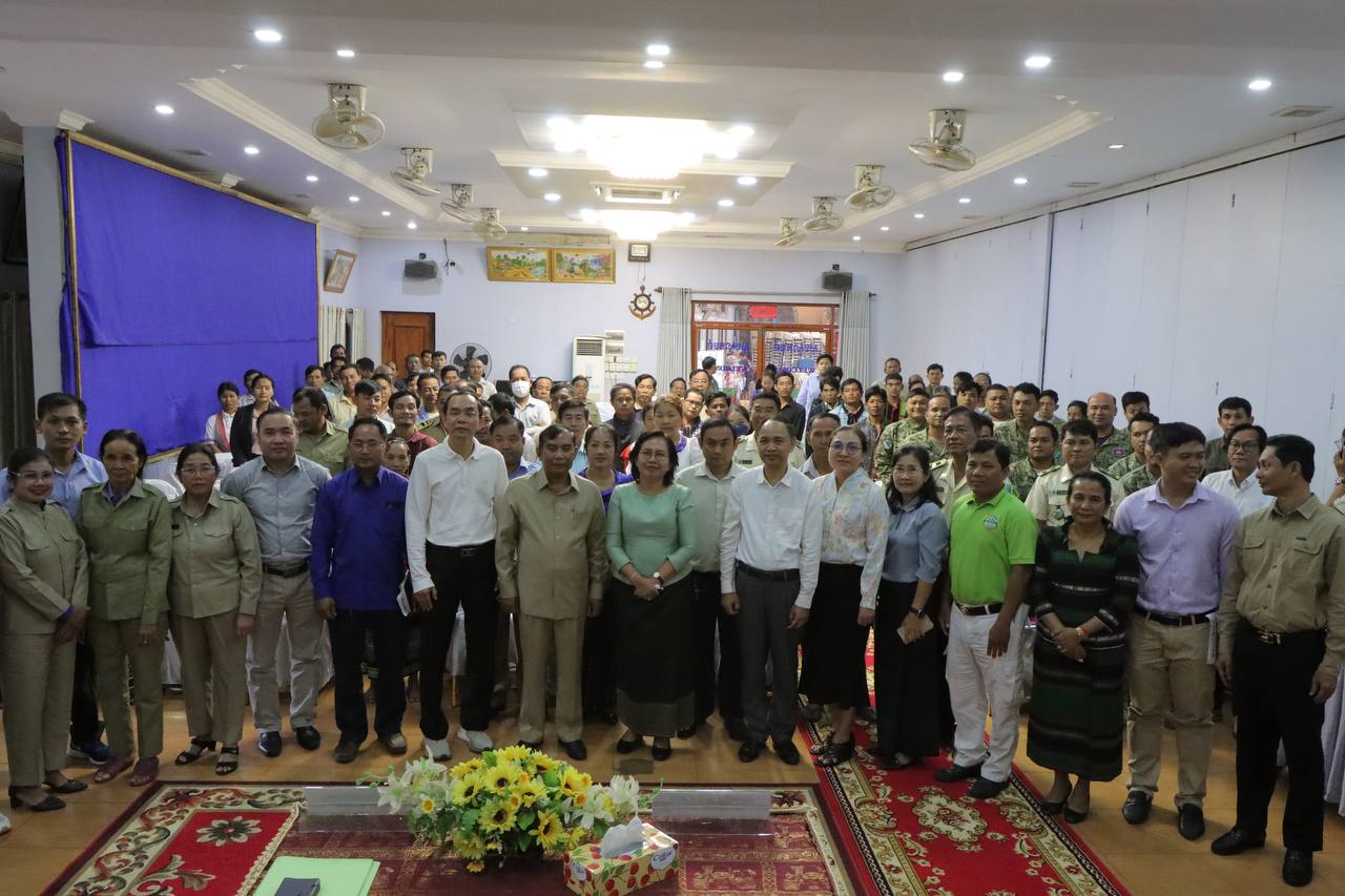 សិក្ខាសាលាផ្សព្វផ្សាយ និងពិគ្រោះយោបល់លើ សេចក្ដីព្រាងសេចក្ដីសម្រេចការបង្កើតក្រុមការងារ និងដំណើរការរៀបចំគ្រប់គ្រងតំបន់អភិរក្សបេតិកភណ្ឌវប្បធម៌ និងធម្មជាតិ របស់សហគមន៍ជនជាតិដើមភាគតិច រស់នៅក្នុងតំបន់ការពារធម្មជាតិ ខេត្តមណ្ឌលគិរី