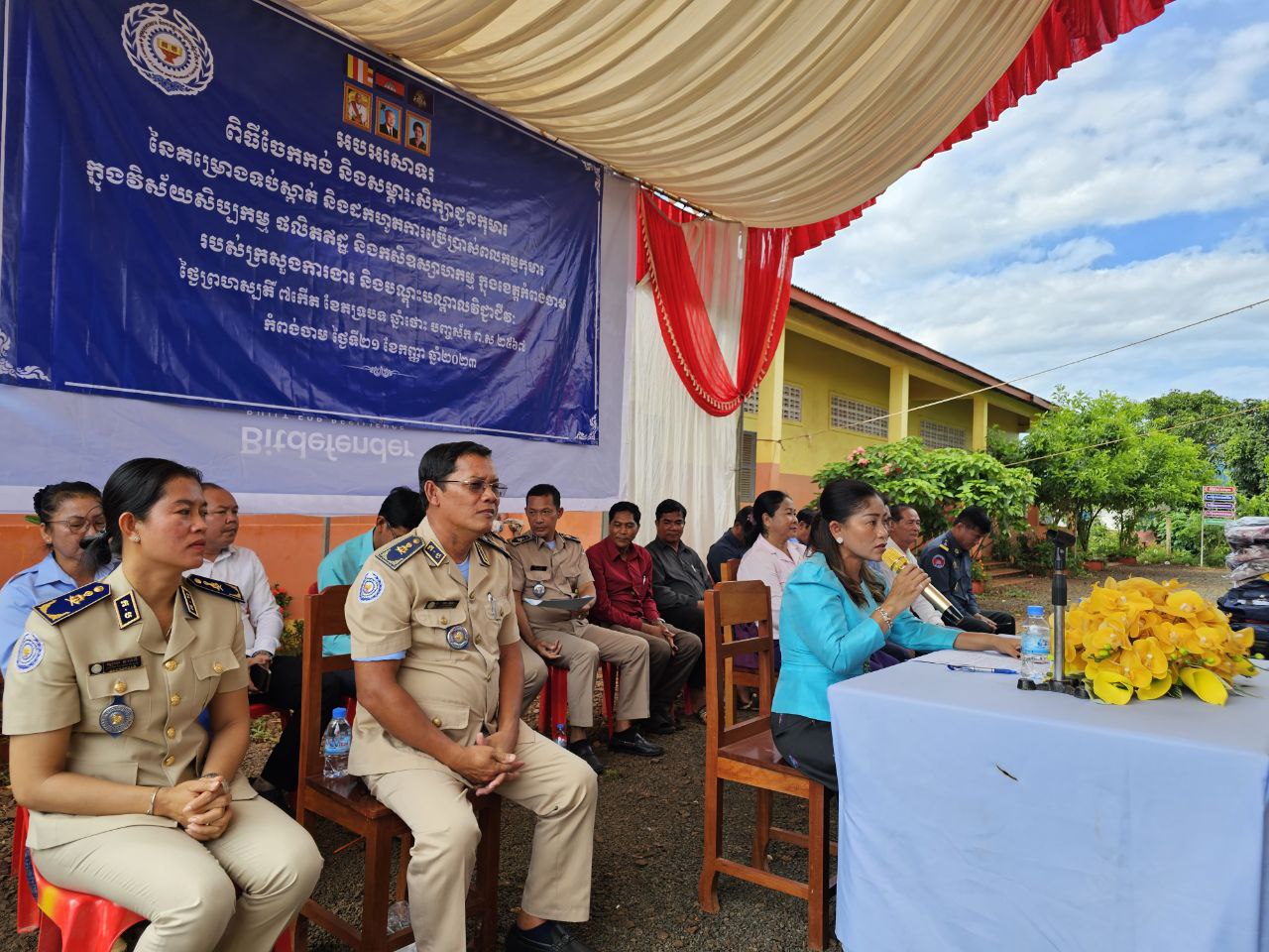 ក្រសួងការងារចុះផ្សព្វផ្សាយច្បាប់ការងារ និងលិខិតបទដ្ឋានស្តីពីពលកម្មកុមារនៅខេត្តកំពង់ចាម នៅខេត្តកំពង់ចាម