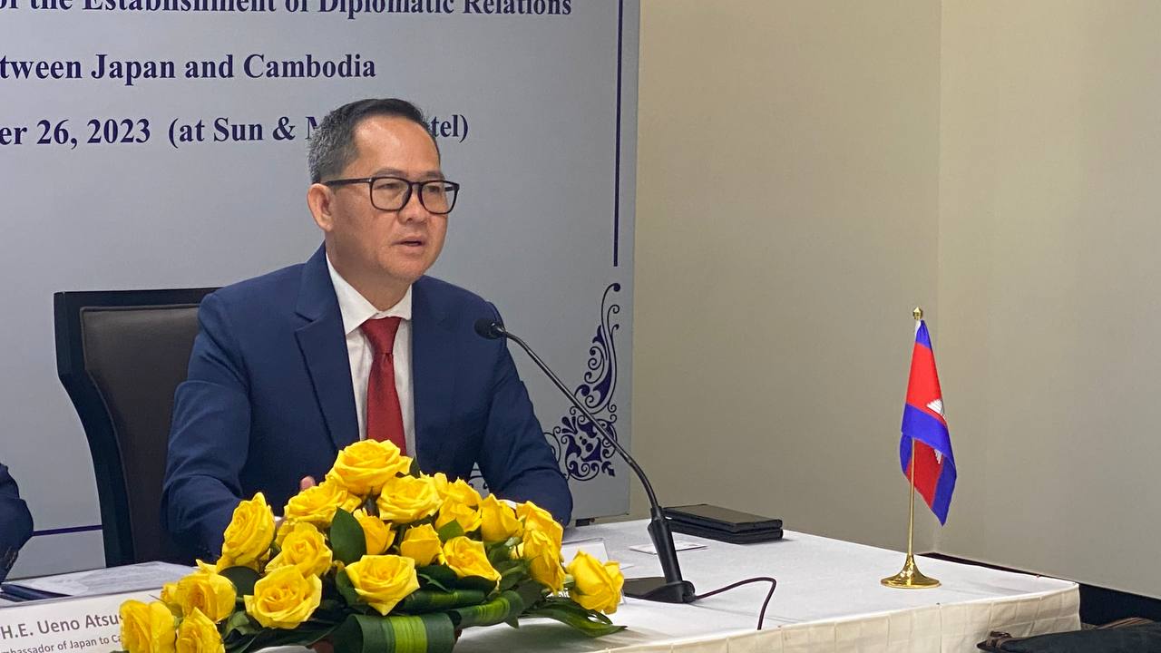 ឯកឧត្តម អ៊ូអិណូ អាត់ស៊ូស៊ី ៖ប្រទេសជប៉ុនគោរព និងកោតសសើរជំហរនយោបាយបរទេសកម្ពុជា