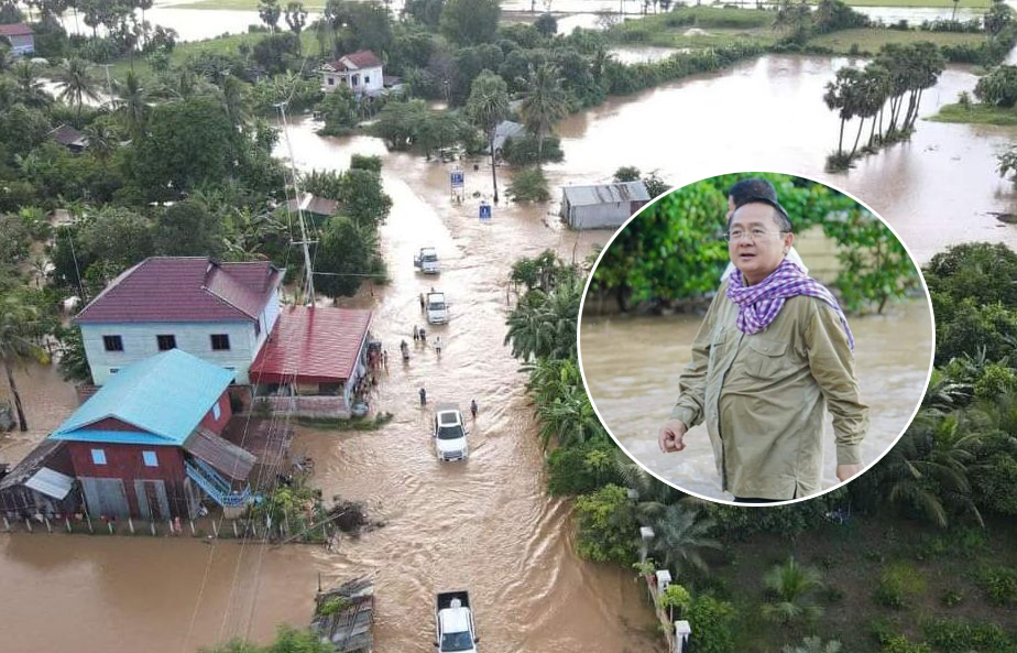 ប៉ុន្មានថ្ងៃមុននេះ ជំនន់ទឹកភ្លៀង នៅក្នុងខេត្តបាត់ដំបង បានបង្កផលប៉ះពាល់ដល់ ក្រុង-ស្រុកចំនួន៩