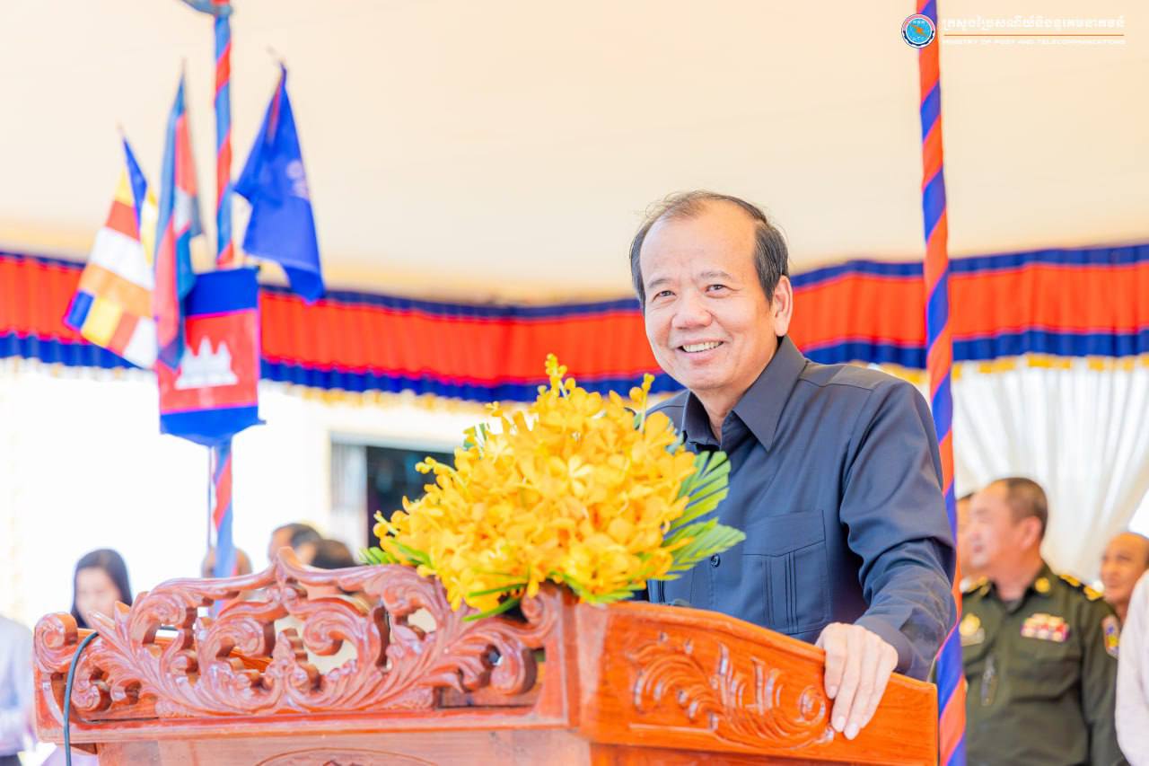 ឯកឧត្តមរដ្ឋមន្ត្រី ជា វ៉ាន់ដេត បានអញ្ជើញបញ្ចុះបឋមសិលា បើកការដ្ឋានសាងសង់ស្ថានីយអង់តែនទូរសព្ទចល័តបន្ថែមចំនួន ១៧០ ទីតាំង នៅទូទាំងខេត្តតាកែវ
