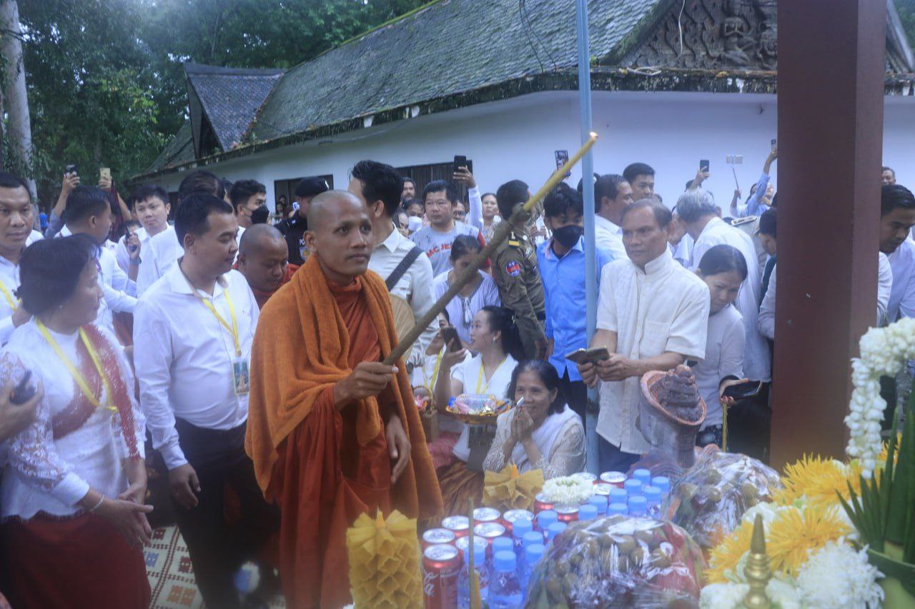 ពិធីប្រកាសសច្ចវាចាបួងសួង សុំសេចក្តីសុខសេចក្តីចម្រើននៅ បរិវេណ អភិរក្សដ្ឋានអង្គរ ខេត្តសៀមរាប