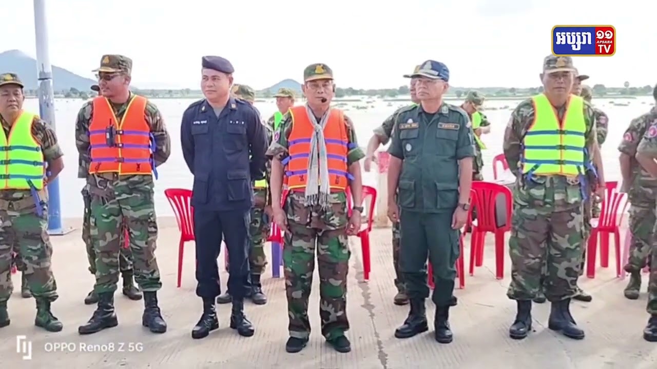 សឹករងខេត្តកំពង់ឆ្នាំងហ្វឹកហ្វឺនយុទ្ធវិធីសង្គ្រោះមហន្តរាយធម្មជាតិ (Video Inside)