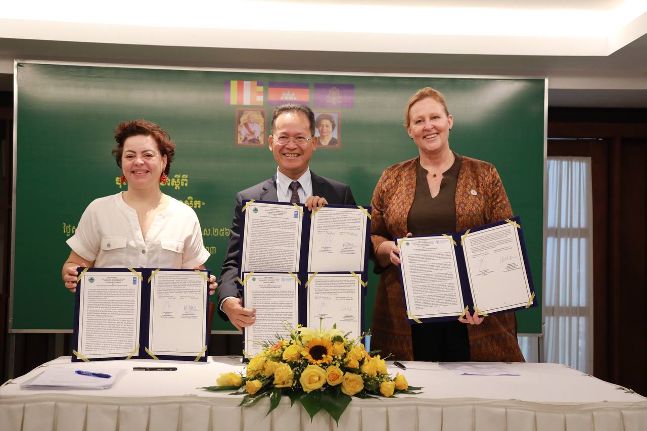 FAO និង UNDP ចូលរួមគាំទ្រនិងសម្រេចចិត្តភាពជាដៃគូគ្មាន ប្លាស្ទិ កជាមួយ ក្រសួងបរិស្ថាន