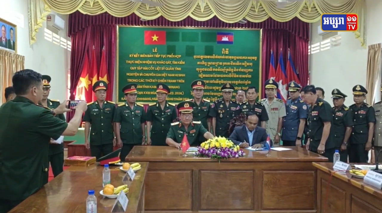 ខេត្តកំពង់ឆ្នាំងបន្តស្វែងរកឆ្អឹងទាហានវៀតណាម (Video Inside)