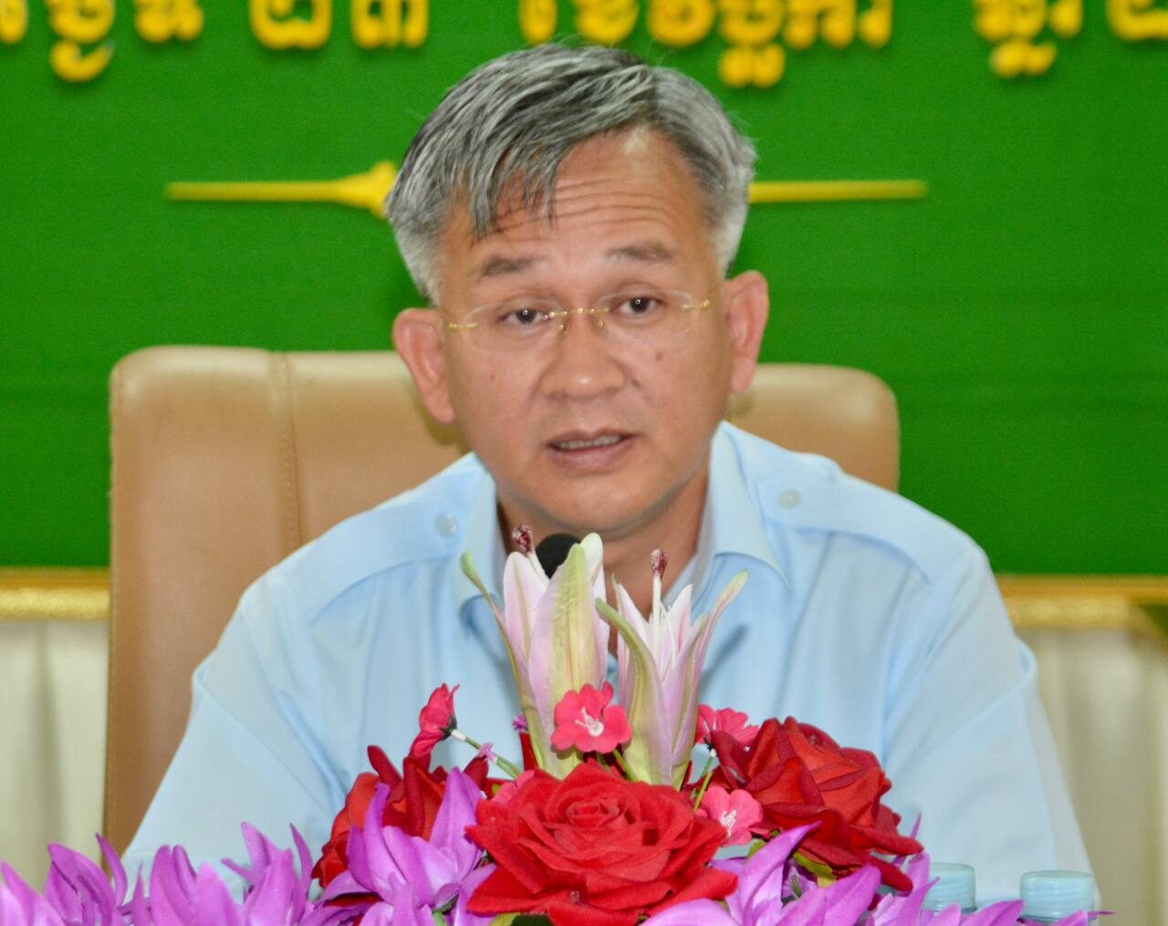 លោក ចេង មុនីរ៉ា អភិបាលខណ្ឌច្បារអំពៅដាក់ទិសដៅ ឱ្យកង កម្លាំ ង ទាំងអស់ពង្រឹងការងារសន្តិសុខ សណ្តាប់ធ្នាប់ ក្នុងព្រះរាជ ពិធី បុណ្យ អំទូក