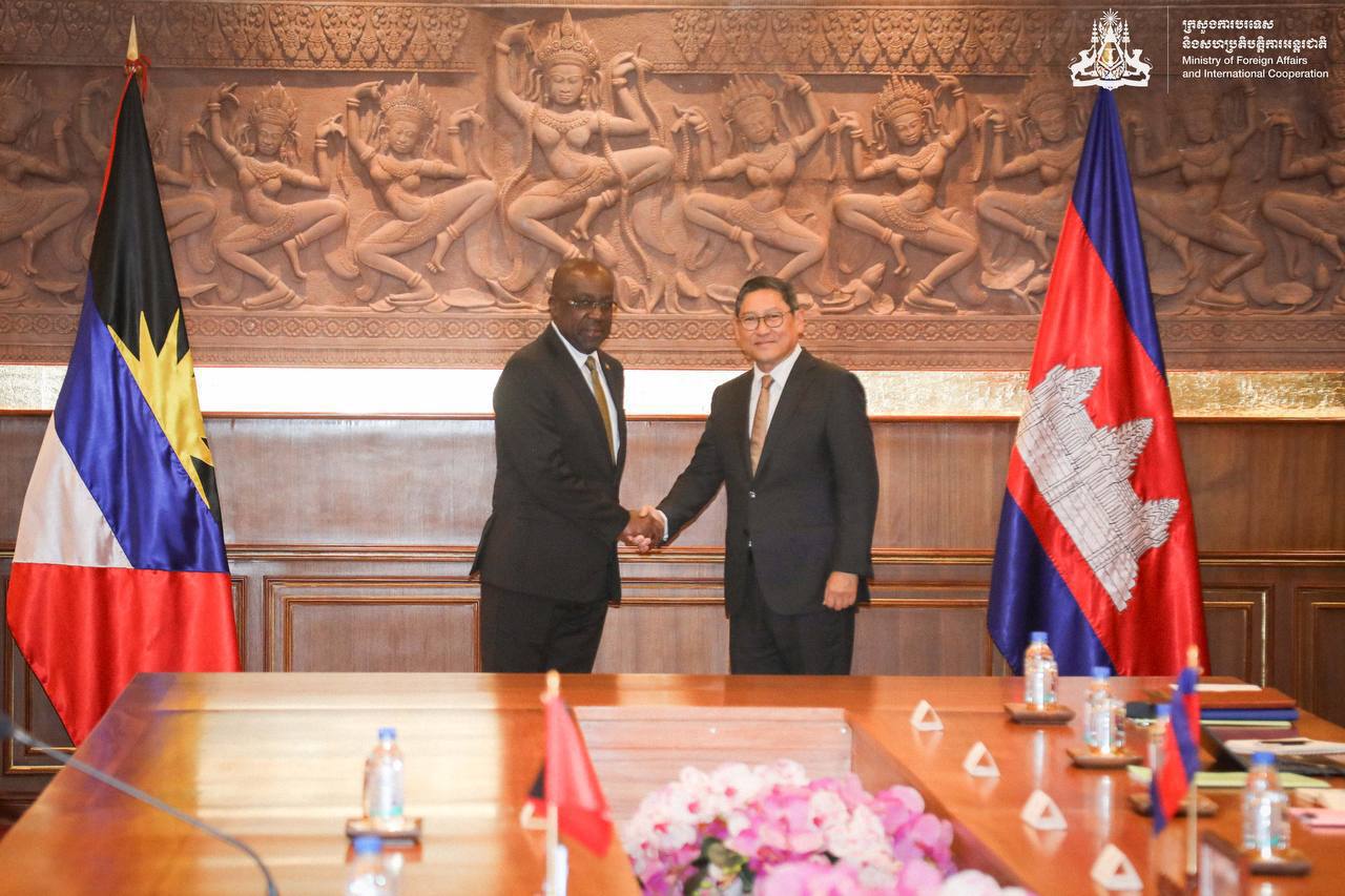កម្ពុជា និងអង់ទីហ្កានិងបាប៊ុយដា ប្ដេជ្ញាចិត្តបង្កើនកិច្ចសហប្រតិបត្តិការ ដែលផ្តល់ផលប្រយោជន៍ទៅវិញទៅមក
