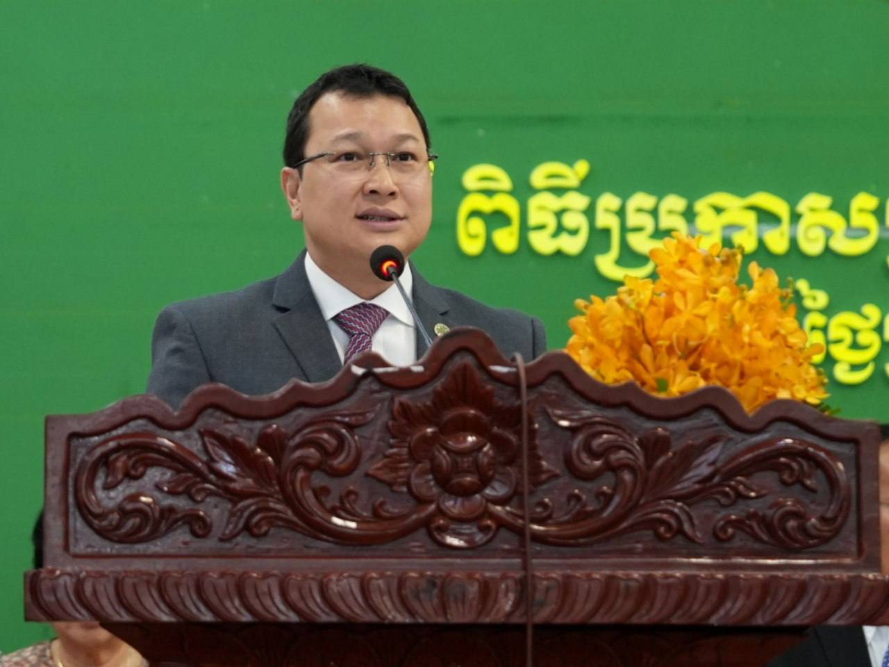 ឯកឧត្តម ឌិត ទីណា អញ្ជើញប្រកាសសមាសភាពក្រុមការងាររាជរដ្ឋាភិបាល ចុះមូលដ្ឋាន ខេត្តបន្ទាយមានជ័យ