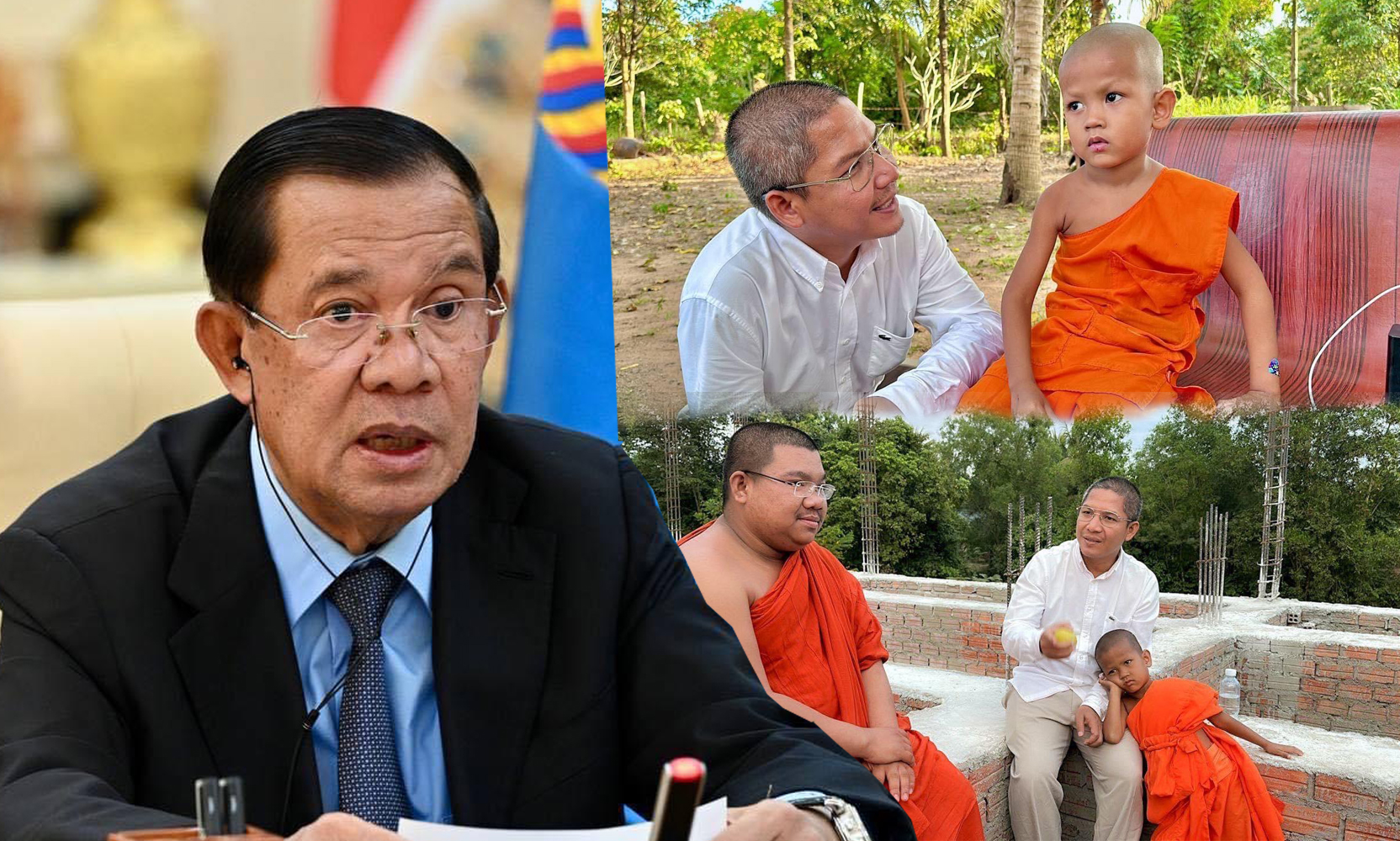 សម្ដេចតេជោ ហ៊ុន សែន ប្រកាសជួយកសាងកុដិ និងទិញដីពង្រីបន្ថែម សម្រាប់ វត្តដែលកូននេន សីហា គង់ស្នាក់នៅក្នុងខេត្តកំពត
