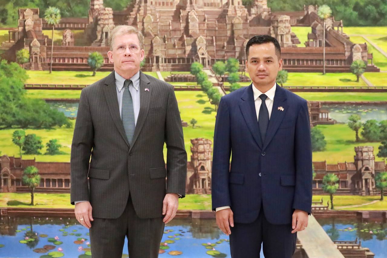 រដ្ឋមន្ត្រីក្រសួងមហាផ្ទៃ និងឯកអគ្គរដ្ឋទូតអាមេរិក ពេញចិត្តចំពោះកិច្ចសហប្រតិបត្តិការទ្វេភាគីលើកិច្ចការច្បាប់