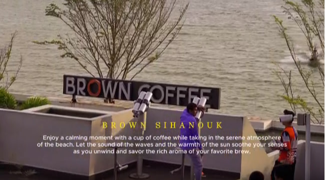 តៀមកាហ្វេសហសម័យកម្ពុជា Brown Coffee – Seaview