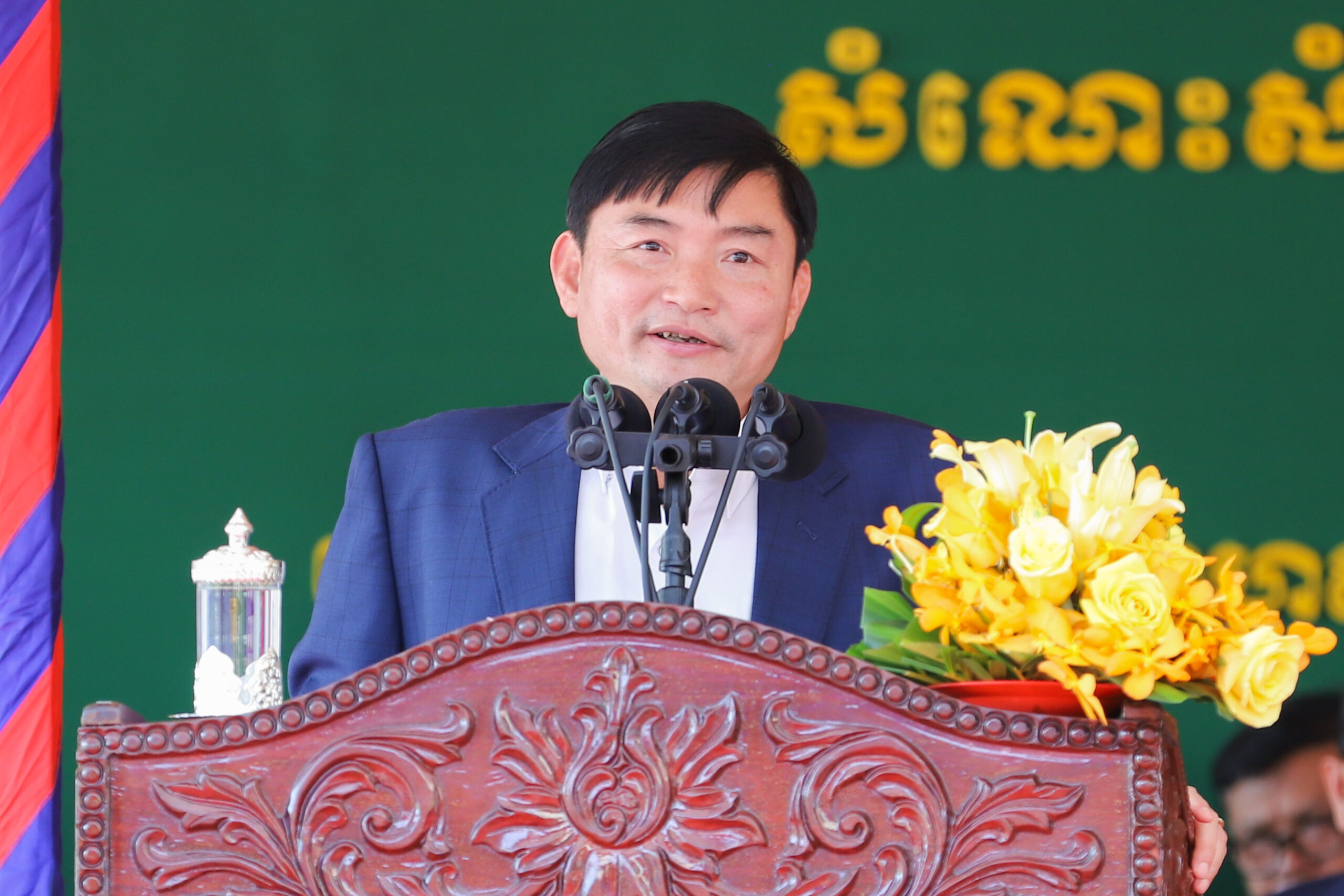 ឯកឧត្តម ហេង សួរ រម្លឹកយុវជនមកពីគ្រួសារក្រីក្រថា សម្តេចតេជោ និងសម្តេចធិបតី ជាអ្នកផ្តល់ឱកាសឱ្យមានជំនាញដើម្បីលើកកម្ពស់ជីវភាពគ្រួសារ