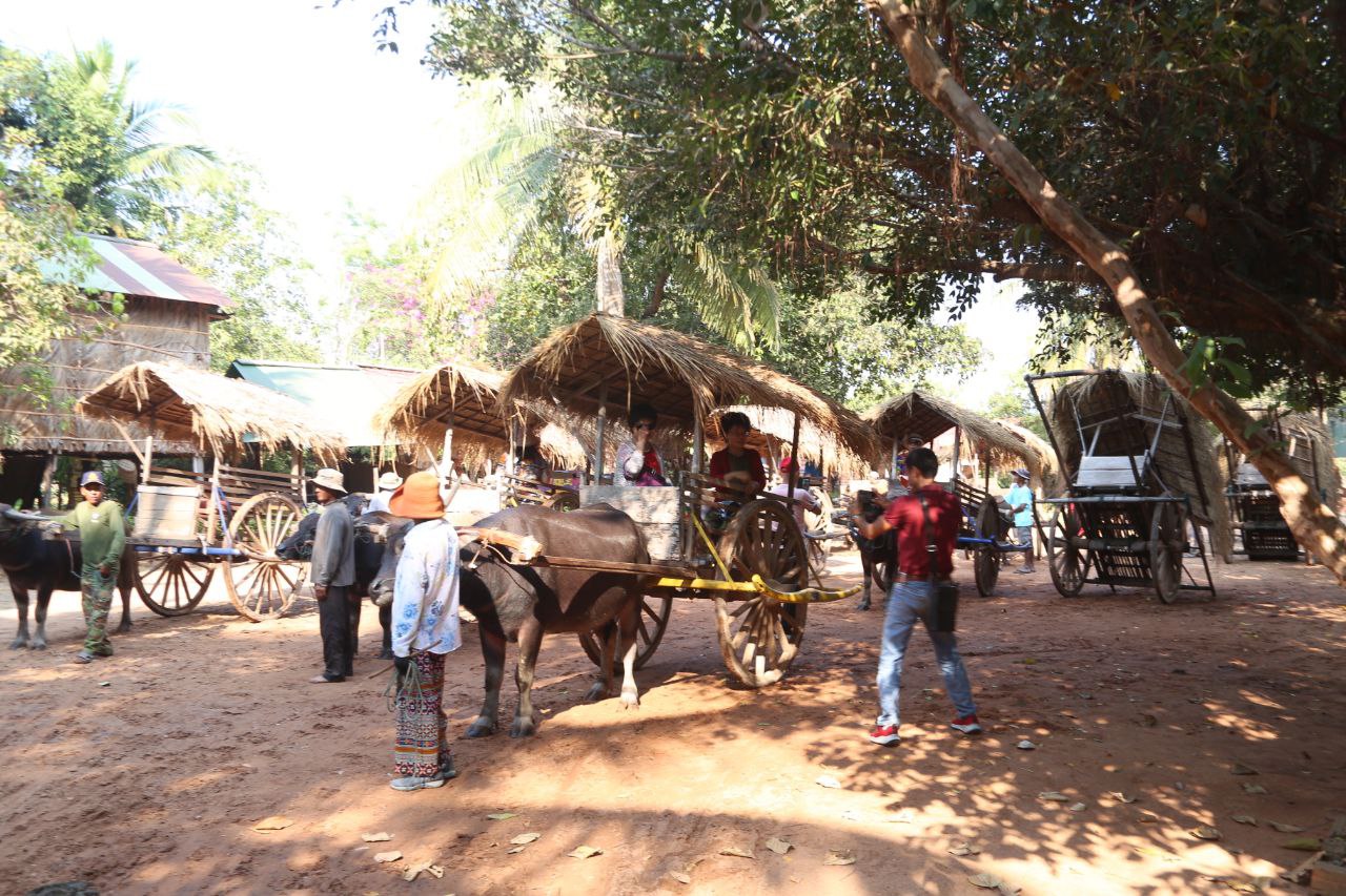 សហគមន៍រទេះក្របី ភូមិជ្រៃ បានធ្វើឲ្យភ្ញៀវចាប់អារម្មណ៍ សម្រាប់ជិះលំហែរ កាយាក្រៅពីតំបន់ប្រាសាទ