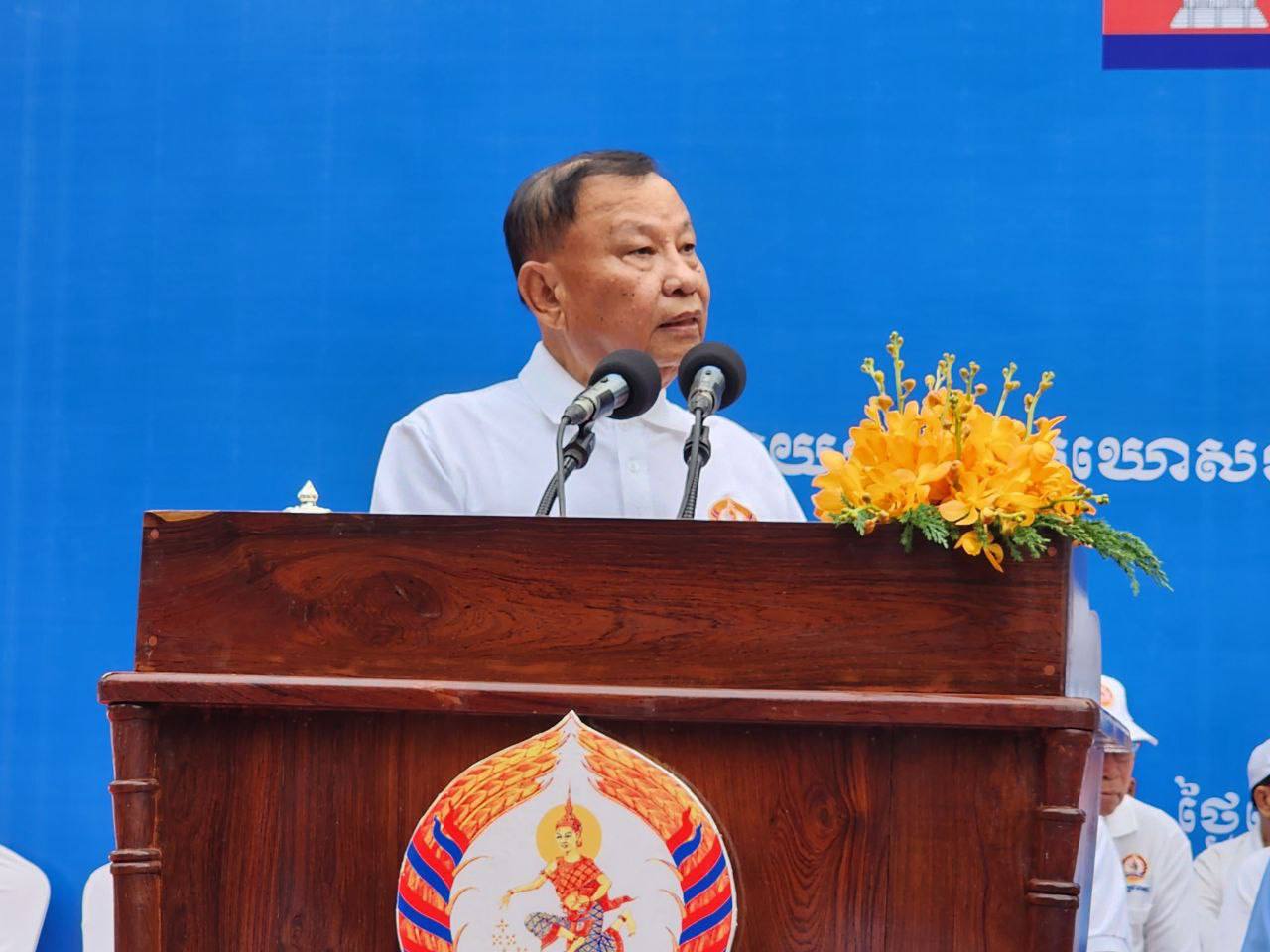 សម្តេចវិបុលសេនាភក្តី សាយ ឈុំ អញ្ជើញជាអធិបតីភាពប្រារព្ធពិធីជួបជុំ និងហែរក្បួនឃោសនាបោះឆ្នោត នៅមណ្ឌលបោះឆ្នោតភូមិភាគទី១ រាជធានីភ្នំពេញ