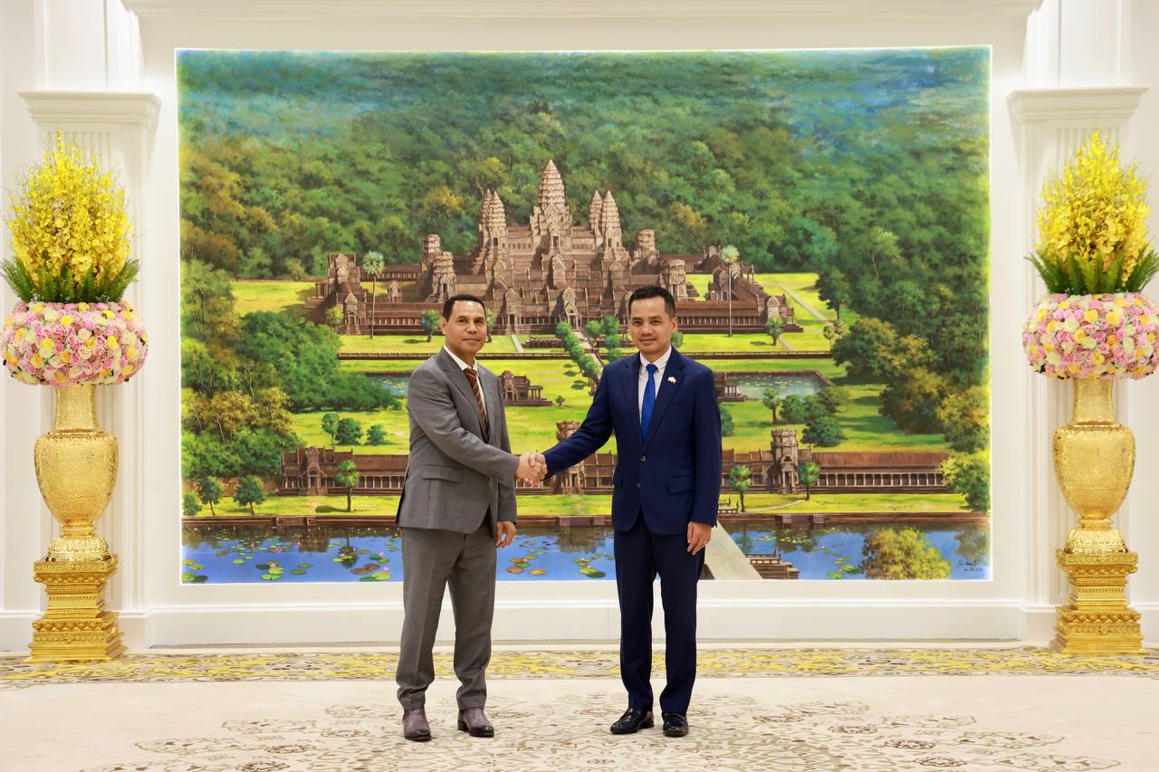 រដ្ឋមន្ត្រីក្រសួងមហាផ្ទៃបង្ហាញបំណងពង្រីកបន្ថែមទៀតនូវកិច្ចសហប្រតិបត្តិការវិស័យសន្តិសុខជាមួយទីម័រខាងកើត