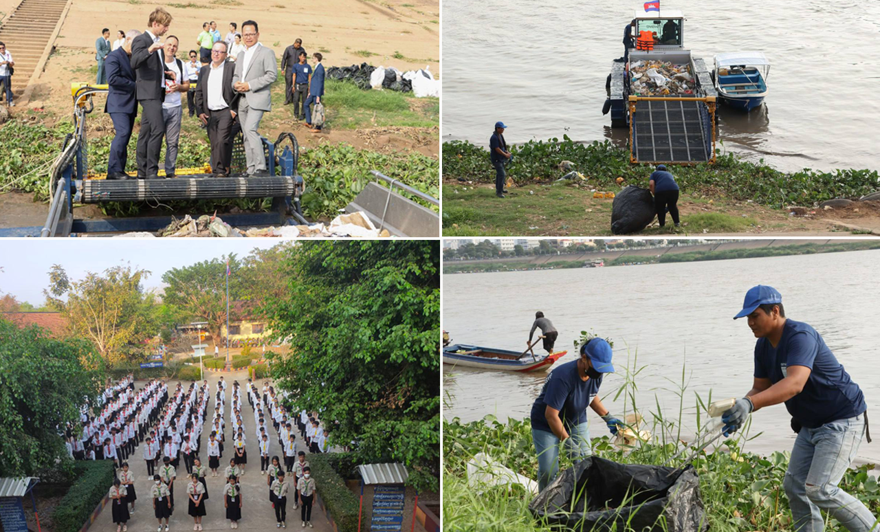 យុទ្ធនាការសម្អាតកម្ពុជា គឺជាជំហានបន្ទាប់ពី យុទ្ធនាការកាត់បន្ថយការប្រើ ប្រាស់ប្លាស្ទិក