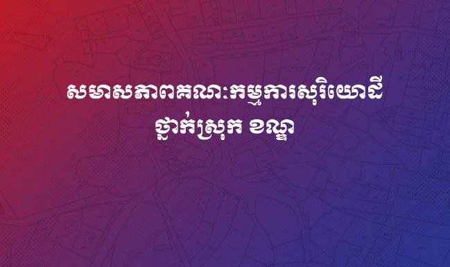 សមាសភាពគណៈកម្មការសុរិយោដីថ្នាក់ស្រុក ខណ្ឌ
