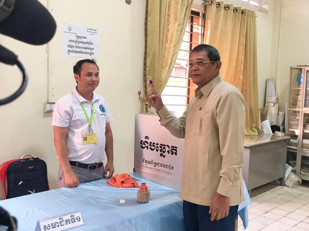 អង្គបោះឆ្នោតនៅខេត្តបន្ទាយមានជ័យទៅបោះឆ្នោតជ្រើសតាំងសមាជិកព្រឹទ្ធសភាប្រព្រឹត្តដោយរលូន