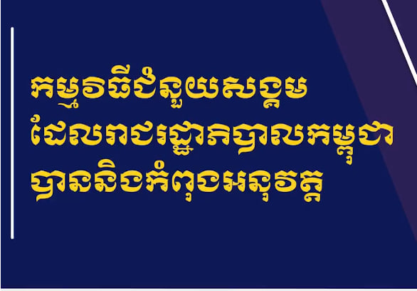 កម្មវិធីជំនួយសង្គម