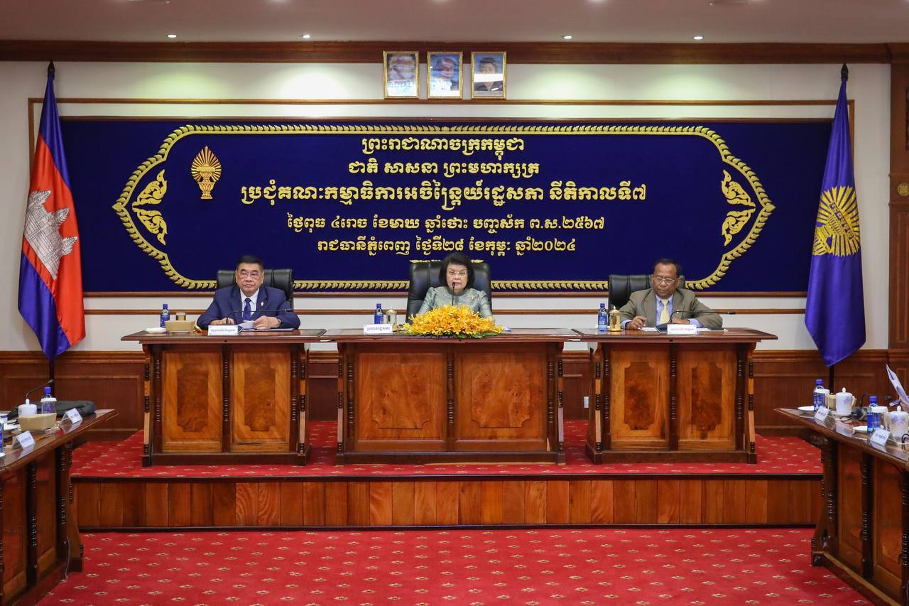 សម្តេចមហារដ្ឋសភាធិការធិបតី ឃួន សុដារី ដឹកនាំកិច្ចគណៈកម្មាធិការអចិន្ត្រៃយ៍រដ្ឋសភា