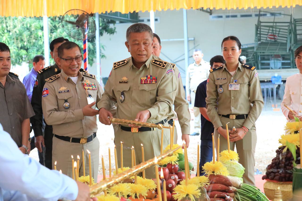 ចាប់ផ្តើមសាងសង់អគារថ្មីមួយខ្នងកម្ពស់ប្រាំជាន់ នៅស្នងការដ្ឋាន នគរបាល ខេត្តបន្ទាយមានជ័យ