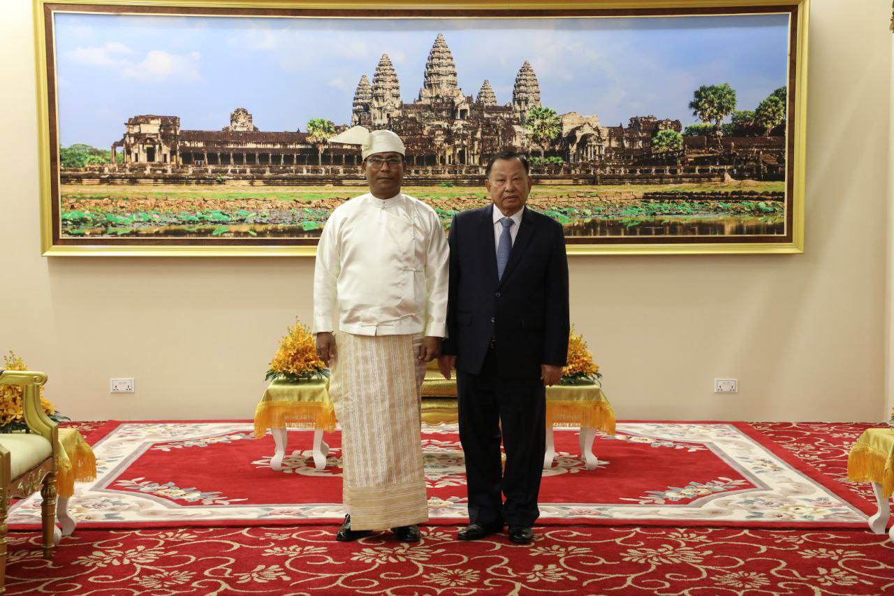 សម្តេចប្រមុខរដ្ឋស្តីទីទទួលសារតាំងពីឯកអគ្គរដ្ឋទូតតែងតាំងថ្មី នៃសាធារណរដ្ឋមីយ៉ាន់ម៉ា