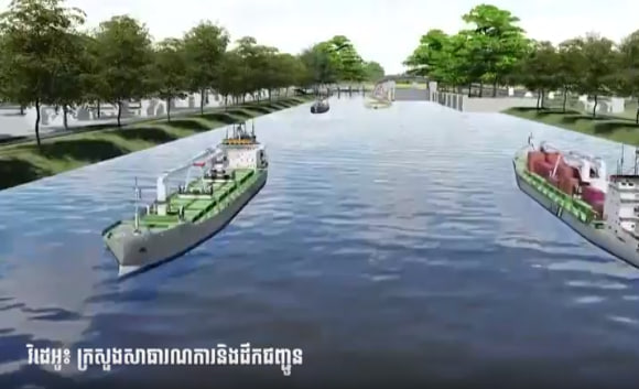 គម្រោងសាងសង់ព្រែកជីកហ្វូណនតេជោ ច្រកទ្វារផ្លូវទឹកទន្លេ-សមុទ្រកម្ពុជា ឆ្នាំ២០២៤