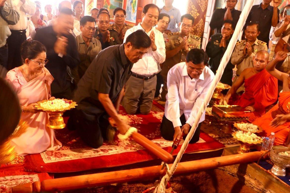 សមិទ្ធផលនានា នៅវត្តសាលវនរង្សី តម្លៃជាងកន្លះលានដុល្លារត្រូវបានបញ្ចុះខណ្ឌសីមា និងសម្ពោធឆ្លង