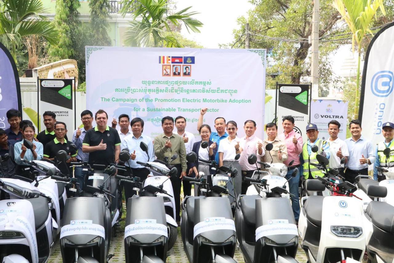 ក្រសួងសាធារណៈ បើកយុទ្ធនាការប្រើប្រាស់ម៉ូតូអគ្គិសនី