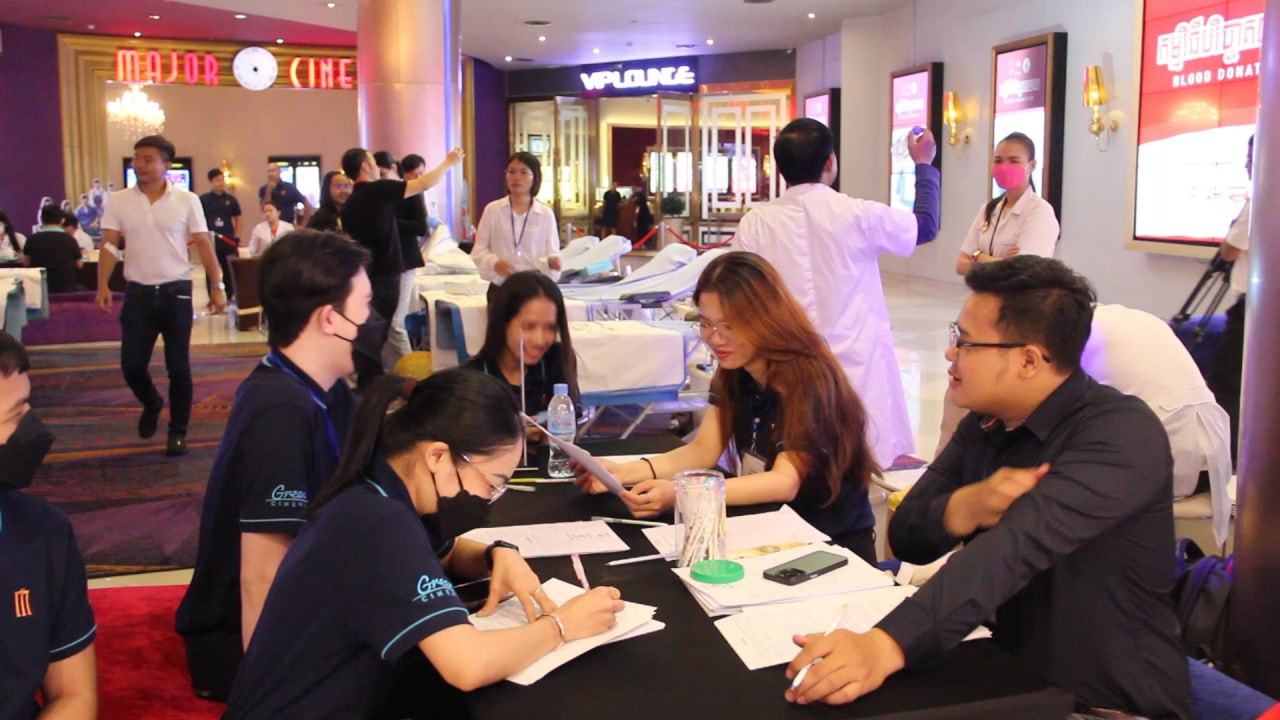 Sabay និង Major Cineplex រួមគ្នា បង្កើតកម្មវិធីសប្បុរសធម៌ផ្តល់ឈាម ក្រោមប្រធានបទ «បរិច្ចាគឈាមសង្គ្រោះជីវិត»