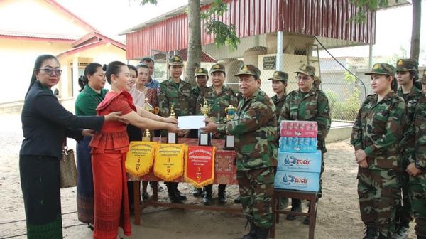 មេបញ្ជាការសឹករងខេត្តកំពង់ធំ ផ្ដាំផ្ញើដល់ក្រុមកីឡាចំនួនពីរ ឳ្យខិតខំបន្តប្រកួតយកជ័យជម្នះនៅថ្នាក់ជាតិ ជូនខេត្ត និងសាលាបឋមសិក្សាក្រចាប់