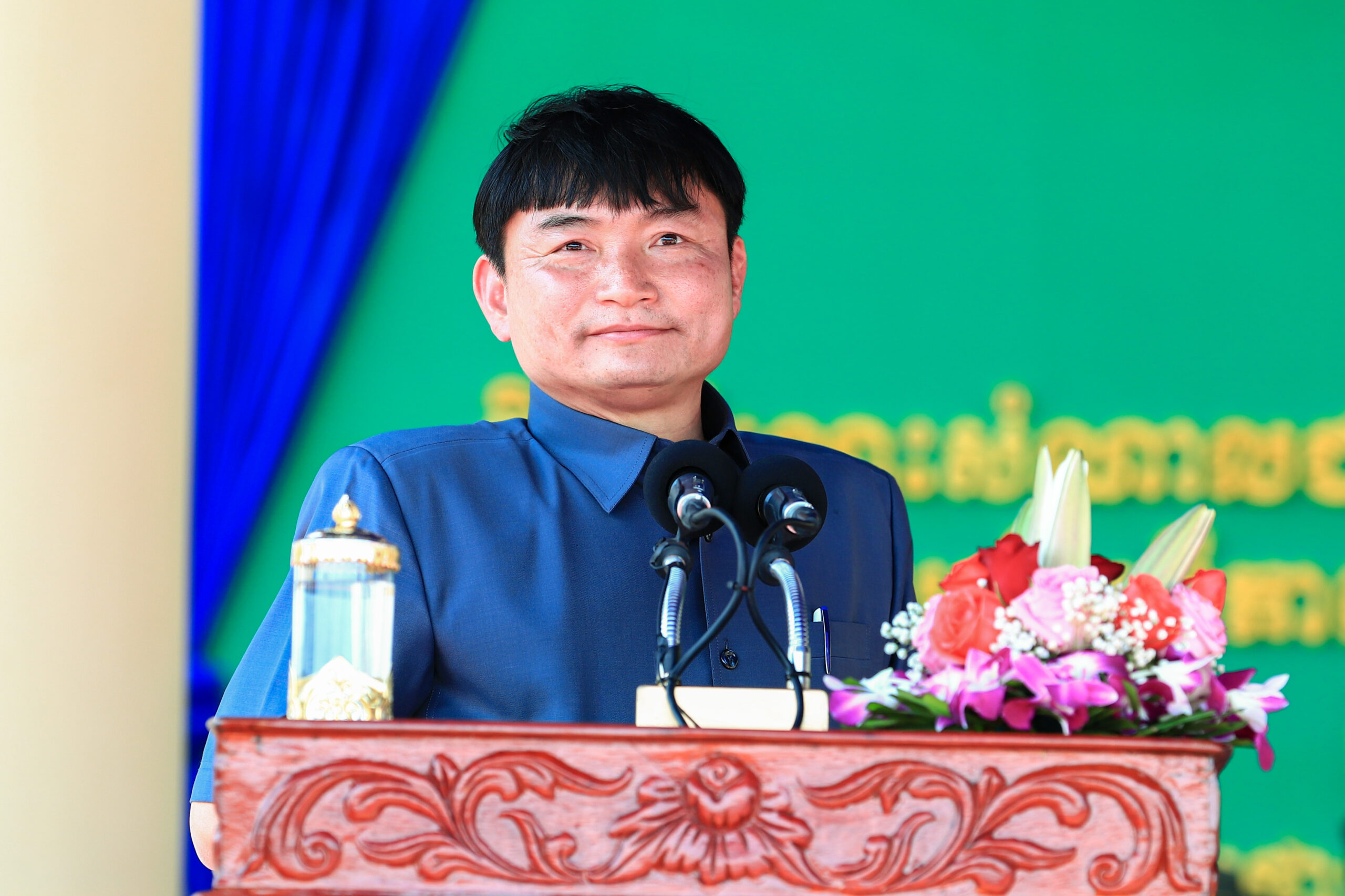 រដ្ឋមន្ត្រីការងារ សំណេះសំណាលជាមួយនាយទាហាន នាយទាហានរង ពលទាហាន ក្នុងបញ្ជាការដ្ឋានអង្គរក្ស នាឱកាសពិធីបុណ្យចូលឆ្នាំប្រពៃណីជាតិ