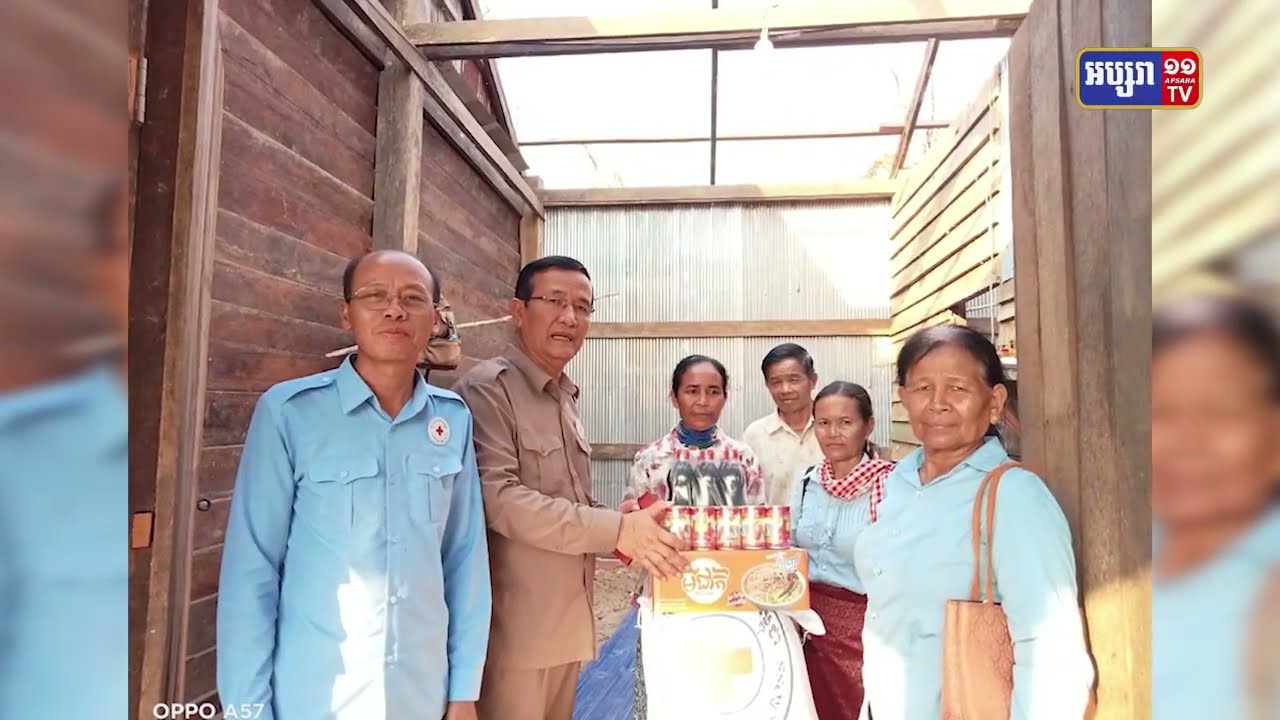 កាកបាទក្រហមខេត្តព្រះវិហារចុះជួយពលរដ្ឋដែលរងគ្រោះ (Video Inside)