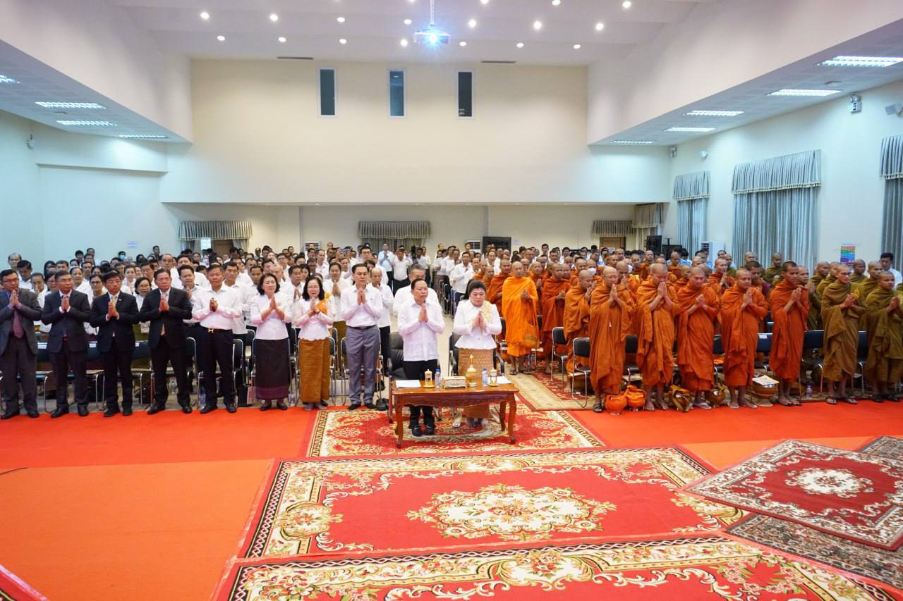 ក្រសួងធម្មការ និងសាសនា រៀបចំពិធី អបអរសាទរទិវាពុទ្ធសាសនាអន្តរជាតិ ៨ មេសា និងមហាសង្ក្រាន្តឆ្នាំថ្មី