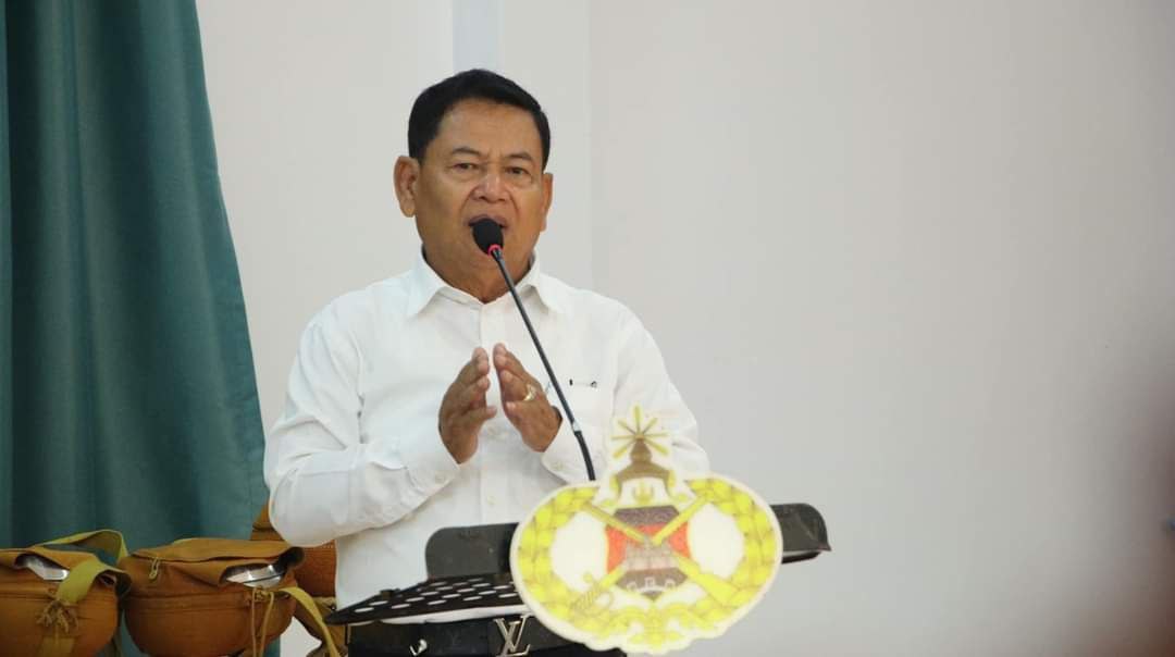 បញ្ជាការដ្ឋានសឹករងខេត្តកំពង់ធំ សូត្រមន្តចម្រើនព្រះបរិត្ត និងលេងល្បែងប្រជាប្រិយ