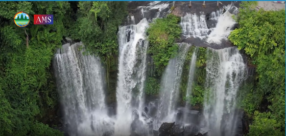 ទឹកធ្លាក់ភ្នំគូលែន ខេត្តសៀមរាបទេសចរណ៍ផ្សារភ្ជាប់ទឹកដី កម្ពុជាមាតុភូមិខ្ញុំ