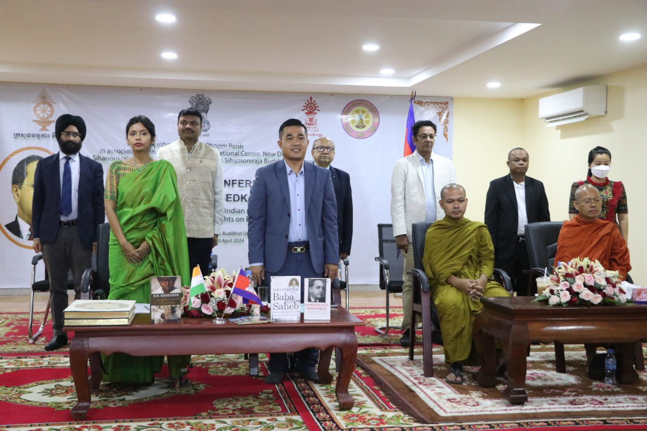 ក្រសួងធម្មការ និងស្ថានទូតឥណ្ឌា រៀបចំពិធីរំលឹកដល់ថ្ងៃកំណើតរបស់លោកបណ្ឌិត B.R.Ambedkar បញ្ញវន្តដ៏អស្ចារ្យបំផុតមួយរបស់ប្រទេសឥណ្ឌា