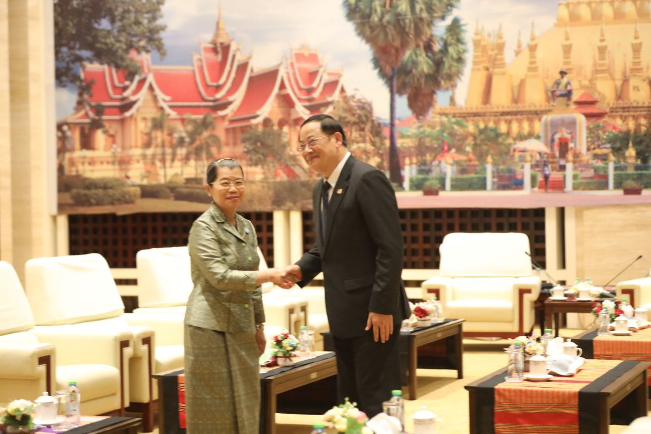 សម្តេច ម៉ែន សំអន ៖ ទំនាក់ទំនងកម្ពុជា-ឡាវ បានឈានដល់កម្រិតដៃគូរ យុទ្ធសាស្រ្តគ្រប់ជ្រុងជ្រោយគង់វង្សយូរអង្វែង