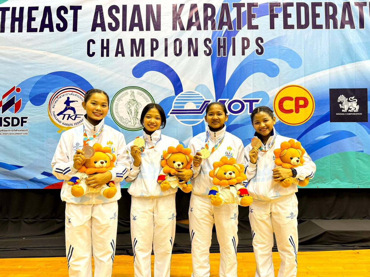 ការ៉ាតេ៖ កម្ពុជា ទទួលបានមេដាយ០៧គ្រឿង ពីព្រឹត្តិការណ៍ជើងឯកអាស៊ីអាគ្នេយ៍ នៅប្រទេសថៃ