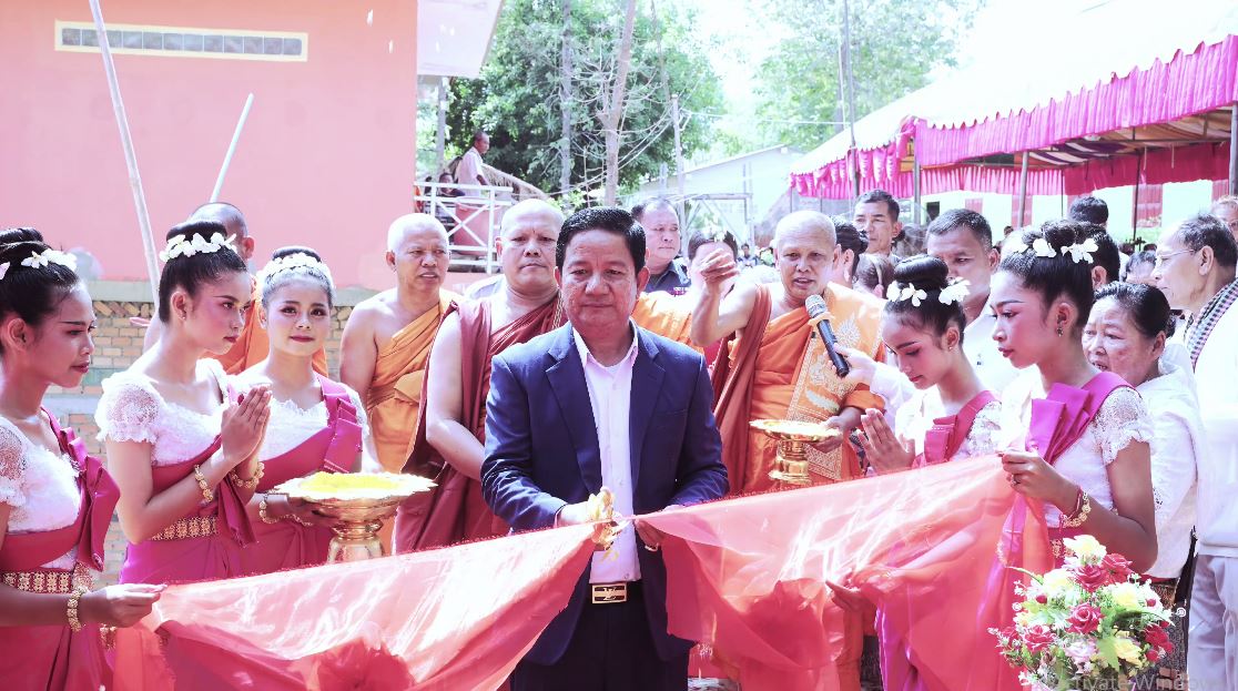 សម្ពោធឆ្លងបណ្ណាល័យ នៅវត្តសុវណ្ណគិរីភ្នំជញ្ជាំង