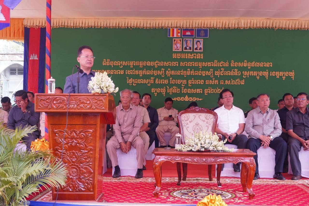 រដ្ឋមន្រ្តីក្រសួងបរិស្ថាន៖ សមិទ្ធផលថ្មីនៅតាមវត្តអារាមបង្ហាញពីការរីកចម្រើននៃព្រះពុទ្ធសាសនាដែលជាសាសនារបស់រដ្ឋ