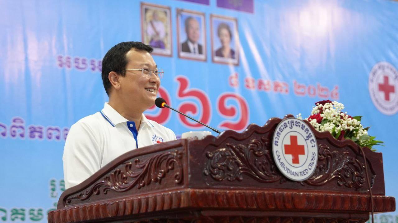 ឯកឧត្តម ឌិត ទីណា ៖ កាកបាទក្រហមកម្ពុជា មានគ្រប់កន្លែង ក្នុងការជួយដល់ប្រជាពលរដ្ឋរងគ្រោះ