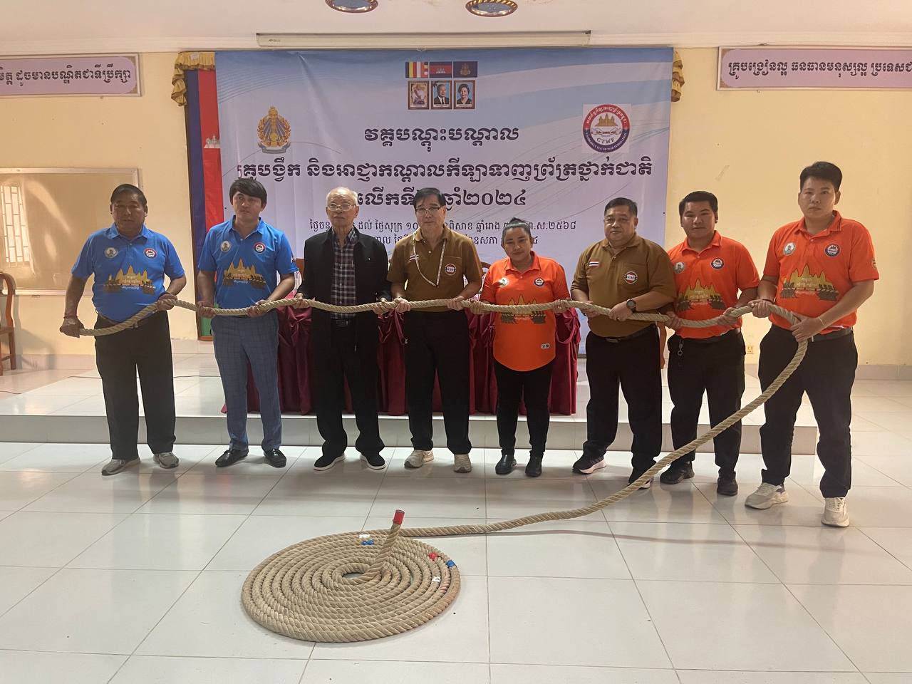 ប្រធានសហព័ន្ធកីឡាទាញព្រ័ត្រណែនាំសិក្ខាកាមគ្រូបង្វឹកទាំងអស់ផ្តើមអនុវត្តអ្វីដែលបានរៀនសូត្រចែករំលែកតាមសាលារៀន