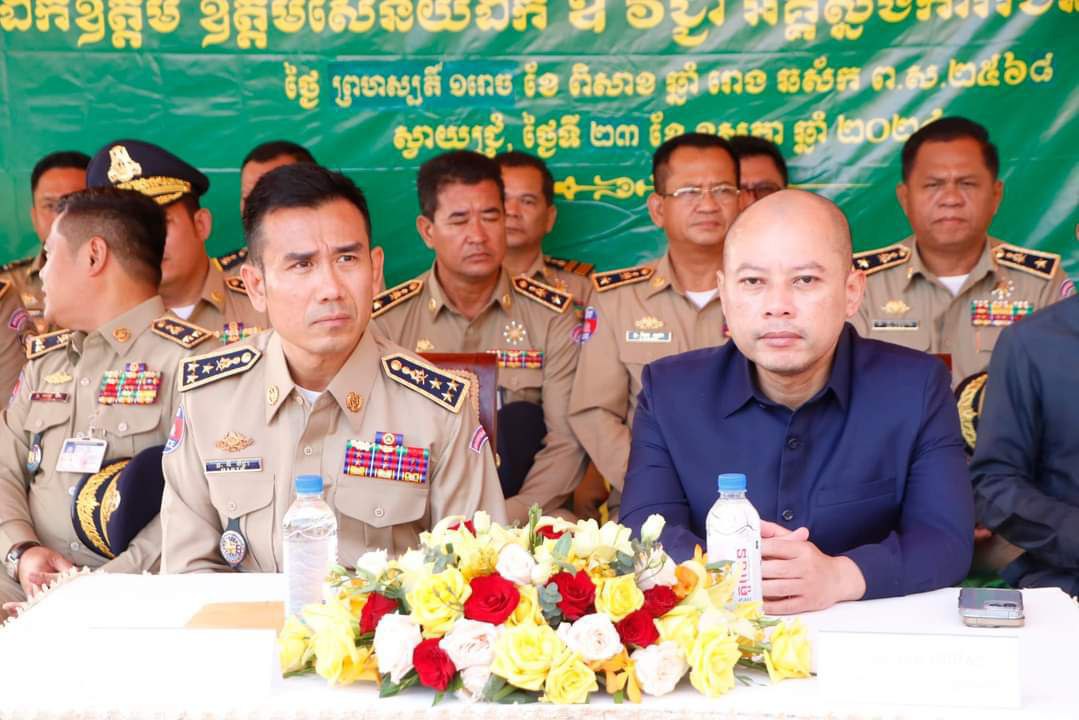 ប៉ុស្តិ៍នគរបាលរដ្ឋបាលចំនួនប្រាំនៅស្រុកចំនួនបីនៅខេត្តស្វាយរៀង មានទីស្នាក់ការថ្មី