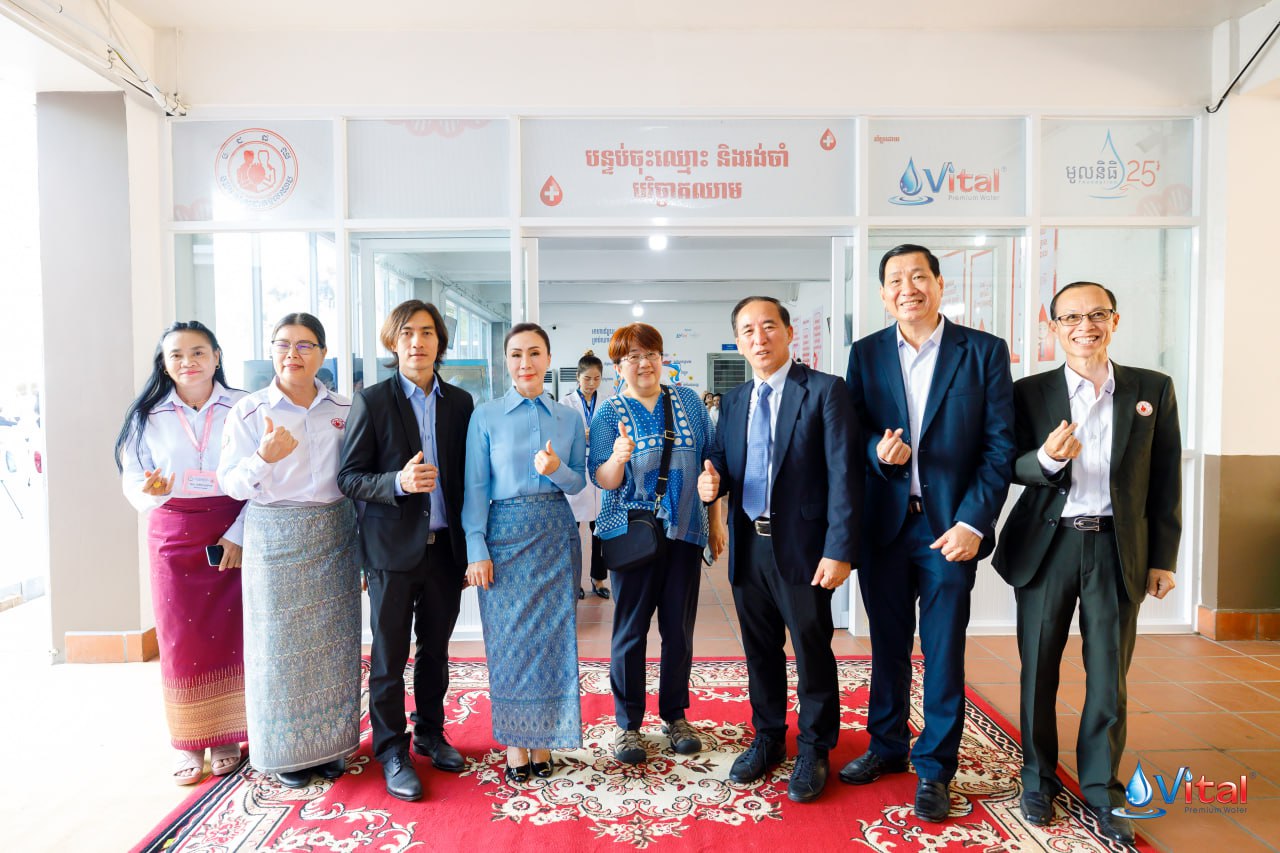 អគារចុះឈ្មោះ និងបន្ទប់រង់ចាំ នៃមជ្ឈមណ្ឌលជាតិផ្ដល់ឈាម” សម្ពោធដាក់ឱ្យប្រើប្រាស់ជាផ្លូវការ