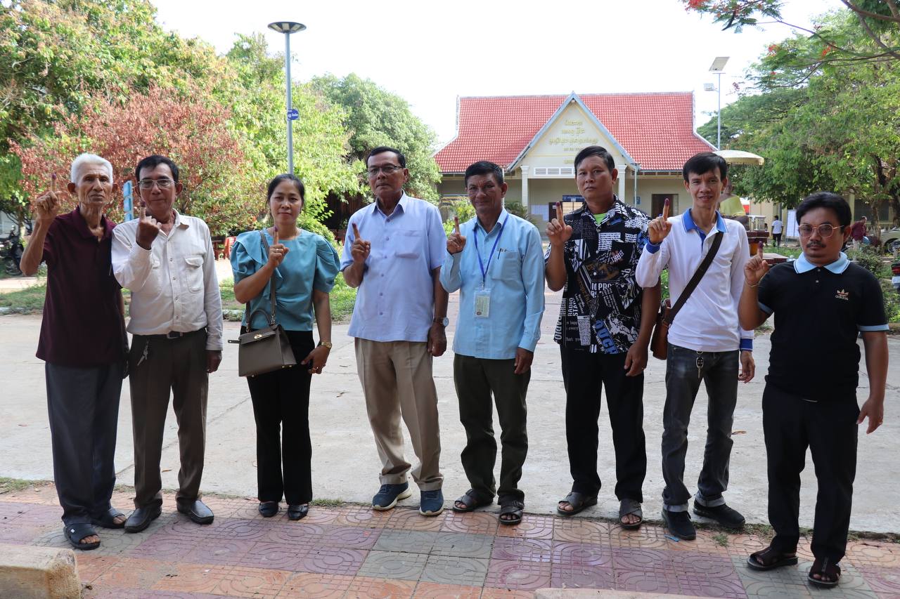 ដំណើរការបោះឆ្នោតជ្រើសរើសក្រុមប្រឹក្សារាជធានី ខេត្ត ក្រុមប្រឹក្សាក្រុង ស្រុក ខណ្ឌ អាណត្តិទី៤ នៅបន្ទាយមានជ័យ
