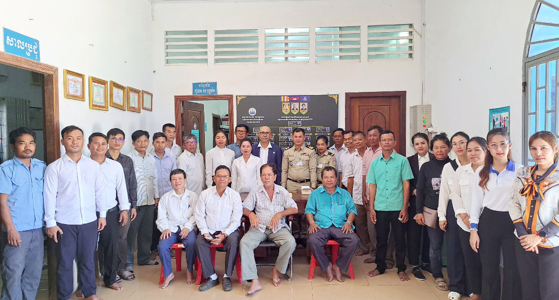 មន្រ្តីរាជការនៃមន្ទីរធនធានទឹក និងឧតុនិយម ខេត្តបន្ទាយមានជ័យ ធ្វើតេស្តរកសារធាតុញៀន